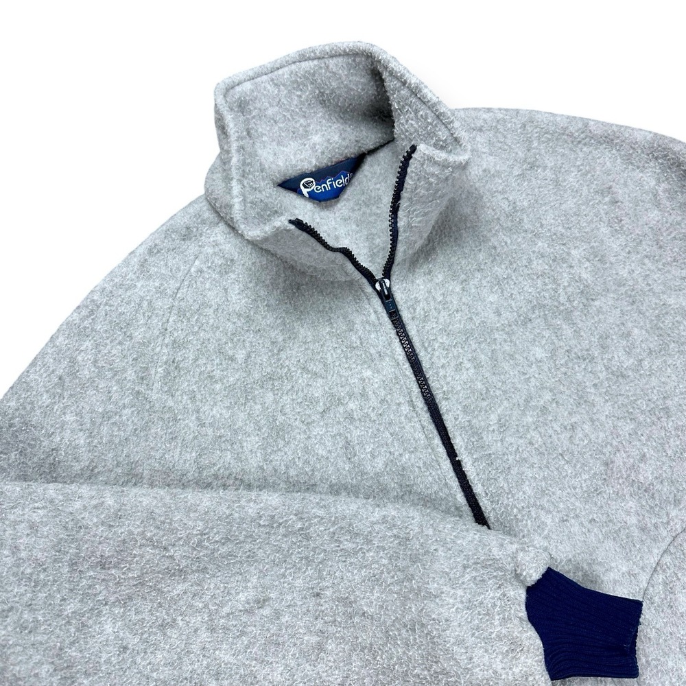 Vintage‎ Penfield Full Zip Polar Fleece Jacket Men's L Gray Made in USA - Picture 8 of 15